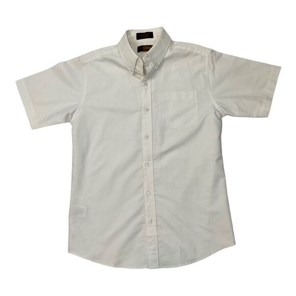 White button down by MetroConcepts MENS white long sleeve Sz M - Picture 4 of 10